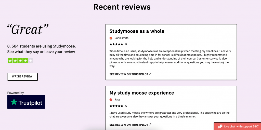 Is Studymoose Safe